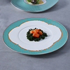 Pratos de catering de porcelana óssea