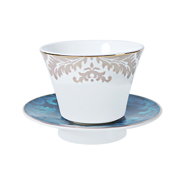 Conjunto de xícaras de chá e café árabe da Bone China para restaurante