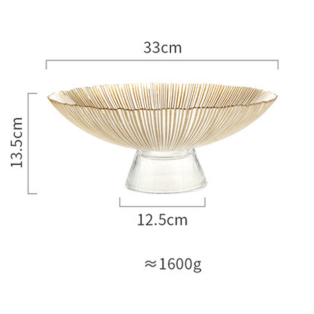 Prato dividido em vidro para sala de estar doce verde OEM personalizado embalagem divisora ​​sobremesa doces copos pratos