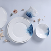 Conjunto de talheres de porcelana para hotel, conjunto de pratos para massas e frutos do mar, prato de vieiras, conjunto de louça para restaurante