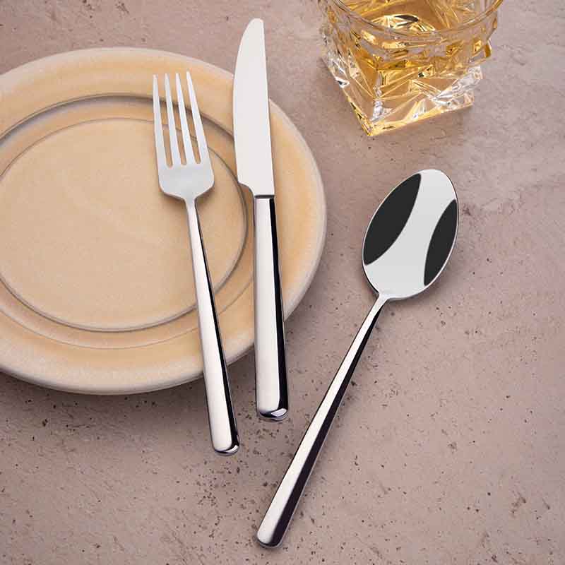 Conjunto de talheres de hotel em aço inoxidável 304