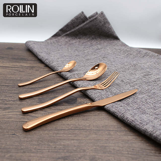 Conjunto de talheres talheres talheres para restaurante ouro 304 faca talheres de aço inoxidável 