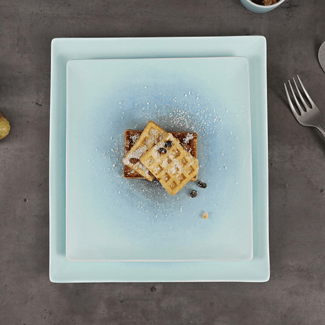 Louça italiana talheres francês fosco conjunto de jantar