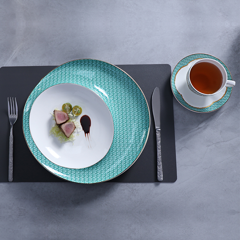 Pratos de catering de porcelana óssea