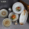 Conjunto de pratos de jantar de porcelana artesanal para atacado no Reino Unido