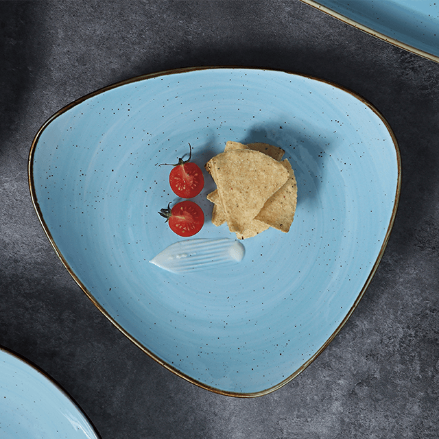 Travessa de Grés Rollin Pratos Redondos de Porcelana Prato de Bife Restaurante