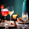 Copos para beber hospitalidade sem chumbo de 16 onças Copo de vinho com tigela angular
