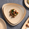 Pratos de restaurante para casa Prato de café da manhã moderno grande prato de cerâmica italiana de peru