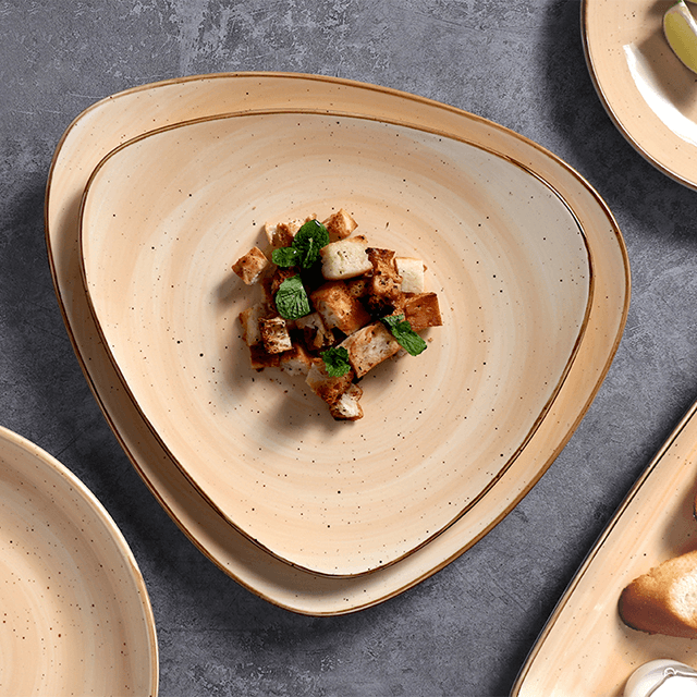 Utensílios domésticos Pratos de restaurante Prato de café da manhã moderno Grande prato de peru em cerâmica italiana