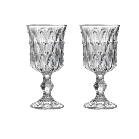 Bar Glasses Restaurante Home Gift Set 7,5 onças taças de cor verde branca para vinho