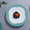 Pratos de catering de porcelana óssea