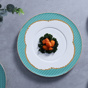 Pratos de catering de porcelana óssea