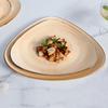 Pratos de restaurante para casa Prato de café da manhã moderno grande prato de cerâmica italiana de peru