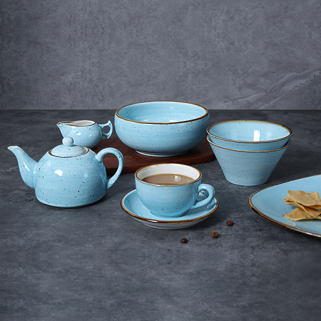 Travessa de Grés Rollin Pratos Redondos de Porcelana Prato de Bife Restaurante