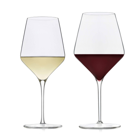 Copos para beber hospitalidade sem chumbo de 16 onças Copo de vinho com tigela angular