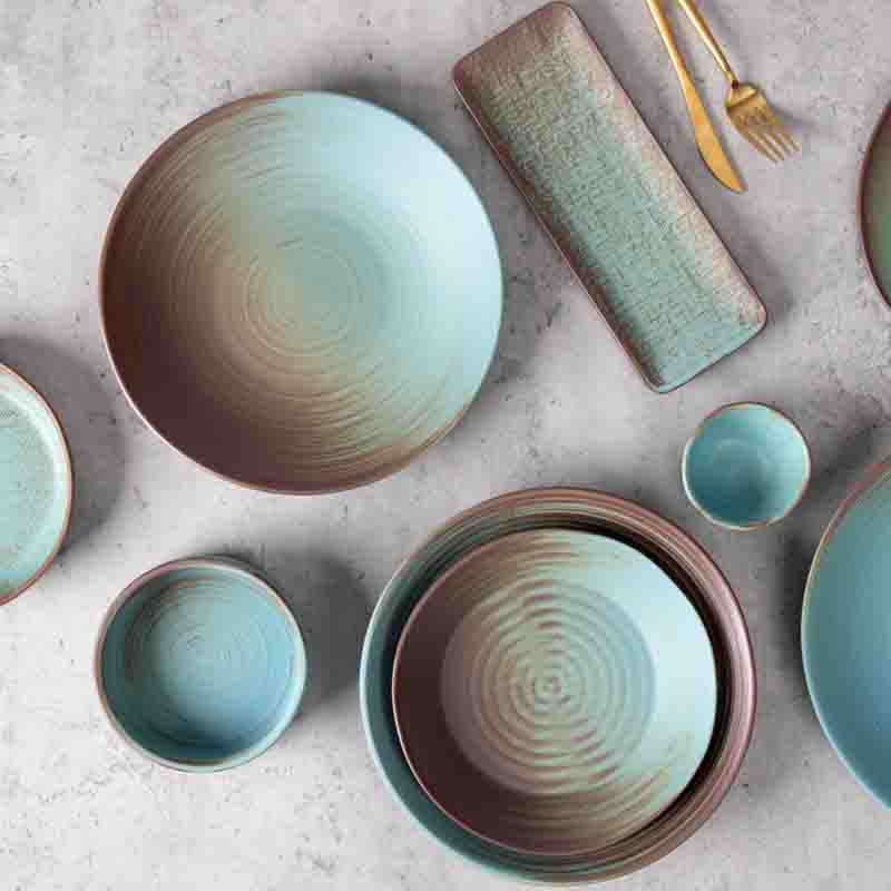 Talheres de cerâmica direto da fábrica de placa de porcelana
