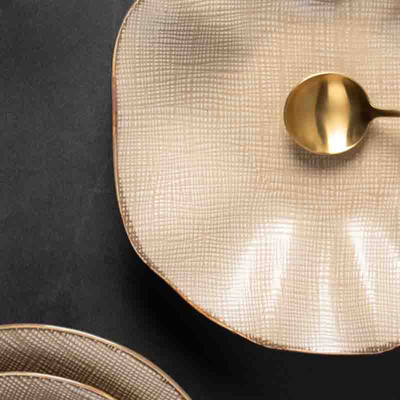 Fabricante de talheres de cerâmica Louça de porcelana de placa de hotel