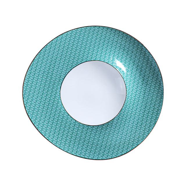 Pratos de Jantar Bone China para Restaurante de Hotel de Luxo para Hotel 5 Estrelas