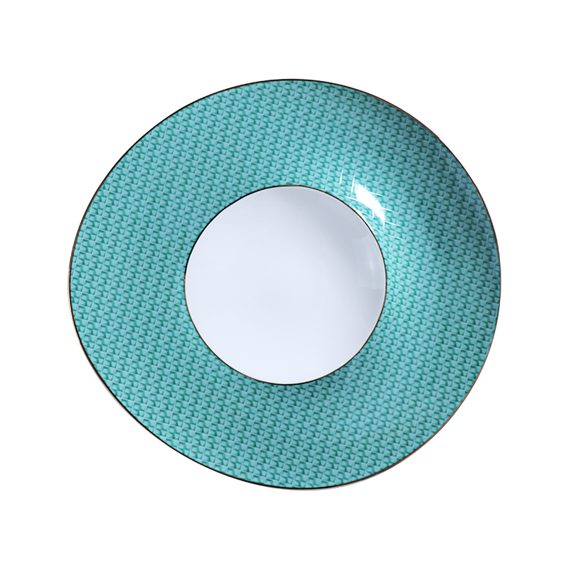 Pratos de Jantar Bone China para Restaurante de Hotel de Luxo para Hotel 5 Estrelas