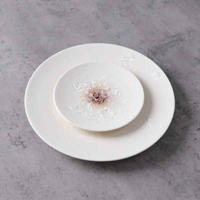 Fabricante de talheres de cerâmica de placa de porcelana para hotel