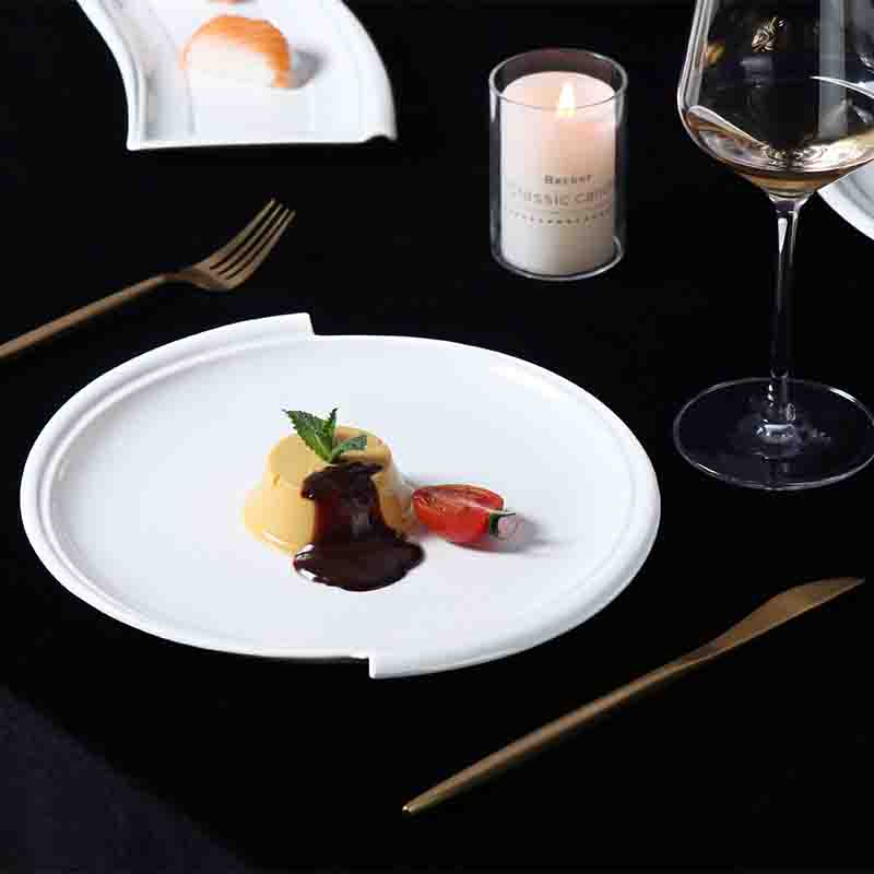 Fabricante atacadista de talheres de porcelana branca