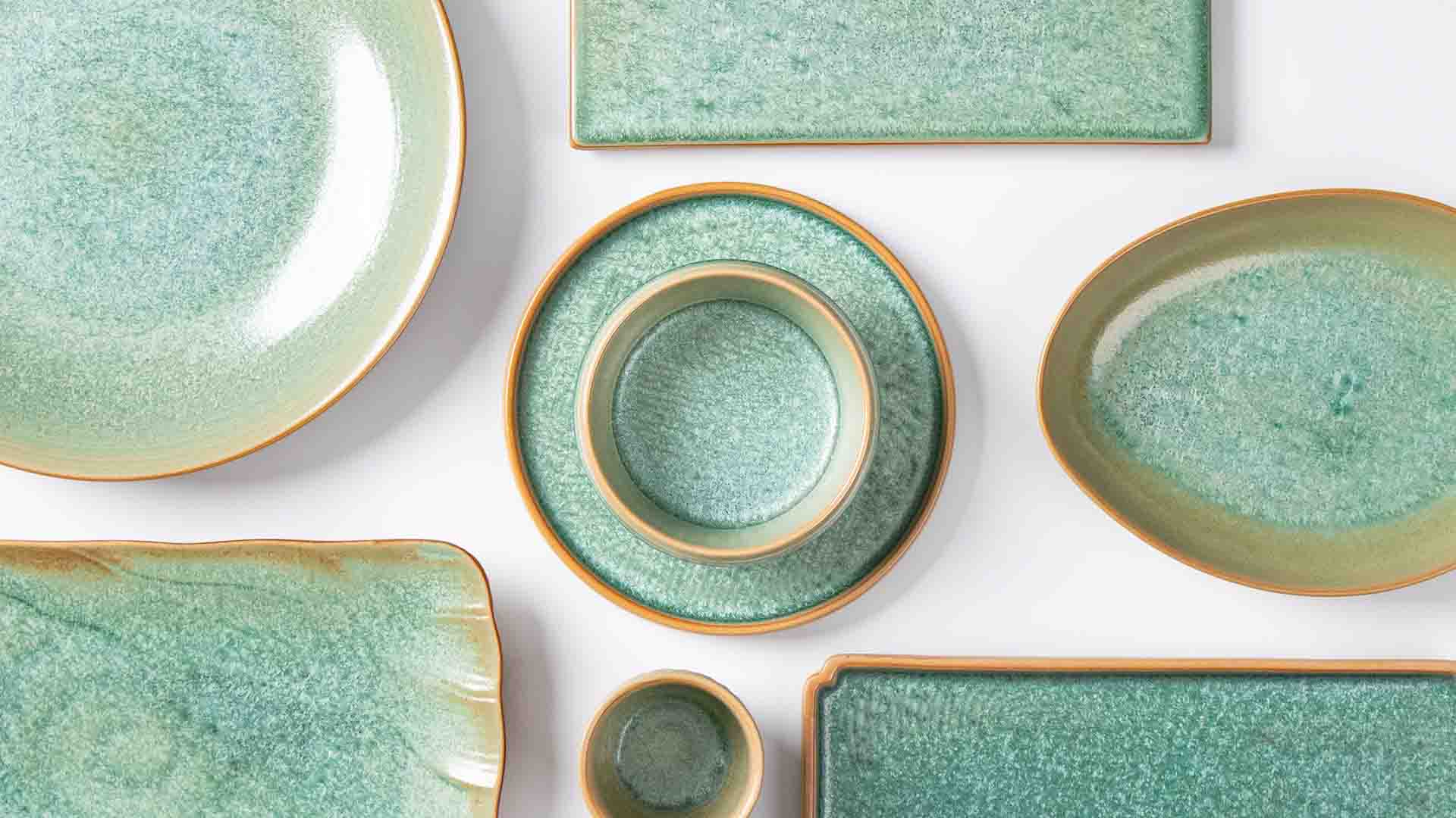 Por atacado utensílios de mesa de cerâmica