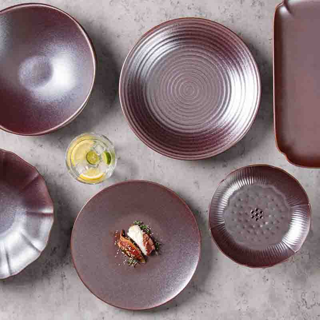 Fabricante de talheres de porcelana no atacado de pratos de jantar a granel
